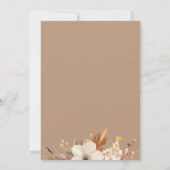 ラブイズブルーイングエスプレッソマルティーニブライダルシャワー 招待状 (裏面)