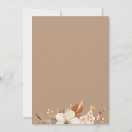 ラブイズブルーイングエスプレッソマルティーニブライダルシャワー 招待状 (裏面)