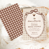 ラブイズブルーイングエスプレッソマルティーニブライダルシャワー 招待状