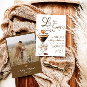 ラブイズブルーイングエスプレッソマルティーニブライダルシャワー 招待状