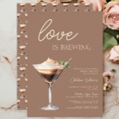 ラブイズブルーイングエスプレッソマルティーニブライダルシャワー 招待状