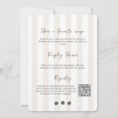 ラブイズブルーイングエスプレッソマルティーニブライダルシャワー 招待状 (裏面)