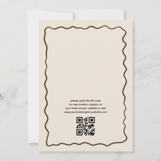 ラブイズブルーイングエスプレッソマルティーニブライダルシャワー 招待状 (裏面)