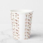 ラブイズブルーイングエスプレッソマルティーニブライダルシャワー 紙コップ (右)