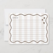 ラブイズブルーイングエスプレッソマルティーニレシピカード 招待状 (裏面)