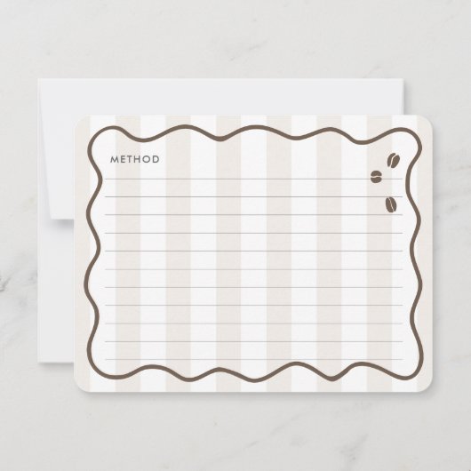 ラブイズブルーイングエスプレッソマルティーニレシピカード 招待状 (裏面)