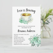 ラブイズブルーインググリーンバラティーブライダルシャワー 招待状 (スタンド正面)