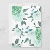 ラブイズブルーインググリーンバラティーブライダルシャワー 招待状 (裏面)