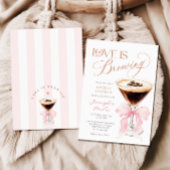 ラブイズブルーイングコケットブライダルシャワー 招待状