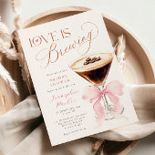 ラブイズブルーイングコケットブライダルシャワー 招待状