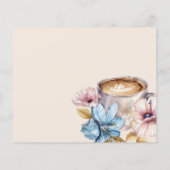 ラブイズブルーイングコーヒーブライダルシャワーレシピカード (裏面)