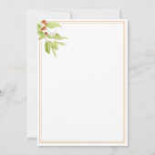 ラブイズブルーイングコーヒーブライダルシャワー 招待状 (裏面)