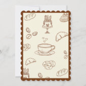 ラブイズブルーイングコーヒーブライダルシャワー 招待状 (裏面)