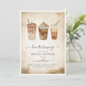 ラブイズブルーイングコーヒーブライダルシャワー 招待状 (スタンド正面)