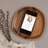 ラブイズブルーイングコーヒーブライダルシャワー 招待状