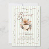 ラブイズブルーイングコーヒーブライダルシャワー 招待状 (正面)