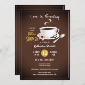 ラブイズブルーイングコーヒーブライダル 招待状 (正面/裏面)