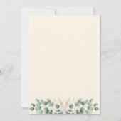 ラブイズブルーイングコーヒーユーカリブライダルシャワー 招待状 (裏面)