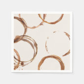 ラブイズブルーイングコーヒーリングや輪紙ナプキンス スタンダードカクテルナプキン (正面)