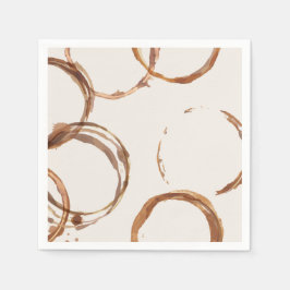 ラブイズブルーイングコーヒーリングや輪紙ナプキンス スタンダードカクテルナプキン