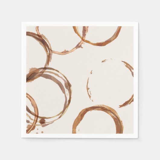 ラブイズブルーイングコーヒーリングや輪紙ナプキンス スタンダードカクテルナプキン (正面)