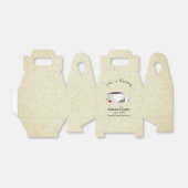 ラブイズブルーイングコーヒー結婚式の引き出物 フェイバーボックス (折り畳みなし)