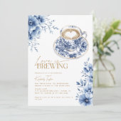 ラブイズブルーイングチノワセリーブルーブライダルシャワー 招待状 (スタンド正面)