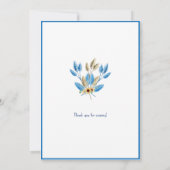 ラブイズブルーイングティー招待状ブライダルシャワー 招待状 (裏面)