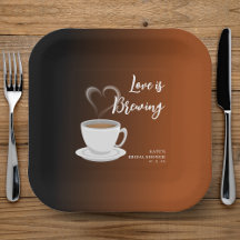 ラブイズブルーイングテラコッタ&ブラックブライダルシャワー