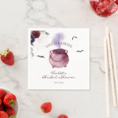 ラブイズブルーイングハロウィーンブライダルシャワー スタンダードカクテルナプキン (インサイチュ)