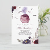 ラブイズブルーイングハロウィーンブライダルシャワー 招待状 (スタンド正面)