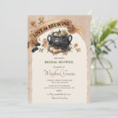 ラブイズブルーイングハロウィーンブライダルシャワー 招待状 (スタンド正面)