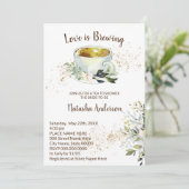ラブイズブルーイングハーブティーブライダルシャワー 招待状 (スタンド正面)