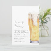 ラブイズブルーイングビールブライダルシャワー 招待状 (スタンド正面)