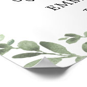 ラブイズブルーイングビール応援ブライダルシャワーへようこそ ポスター (角)