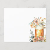 ラブイズブルーイングフローラブライダルシャワーレシピカード (裏面)