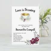 ラブイズブルーイングフローラマルサラティーブライダルシャワー 招待状 (スタンド正面)