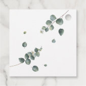 ラブイズブルーイングブライダルシャワーグリーンリーユーカリ フェイバータグ (裏面)