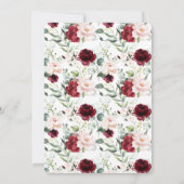 ラブイズブルーイングブライダルシャワーコーヒーマルサラ 招待状 (裏面)