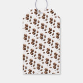 ラブイズブルーイングブライダルシャワーコーヒーメッセージカード ギフトタグ (裏面)