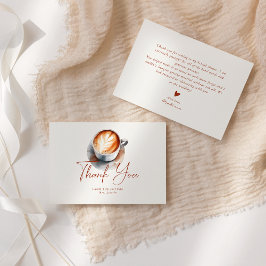 ラブイズブルーイングブライダルシャワーサンキューカード 招待状