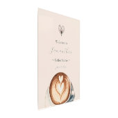 ラブイズブルーイングブライダルシャワーラグジュアリーウェルカムサイン メタルプリント (3/4)