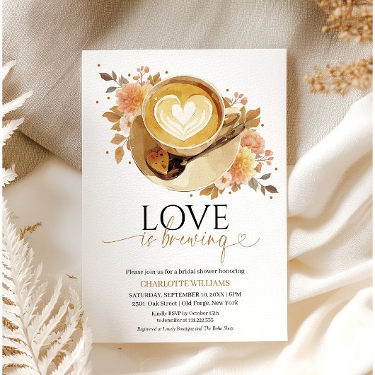 ラブイズブルーイングブライダルシャワー 招待状