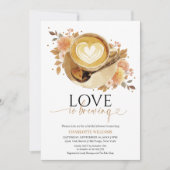 ラブイズブルーイングブライダルシャワー 招待状 (正面)