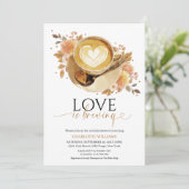 ラブイズブルーイングブライダルシャワー 招待状 (スタンド正面)