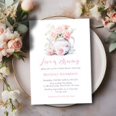 ラブイズブルーイングブライダルティーパーティー 招待状