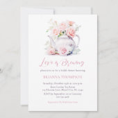 ラブイズブルーイングブライダルティーパーティー 招待状 (正面)