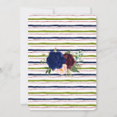 ラブイズブルーイングブルーブライダルシャワーコーヒーパーティー 招待状 (裏面)