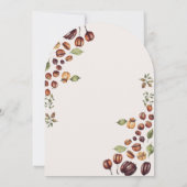 ラブイズブルーイングモダンアーチブライダルシャワー 招待状 (裏面)