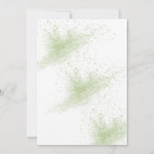 ラブイズブルーイングユーカリ茶ブライダルシャワー 招待状 (裏面)